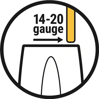 14-20 gauge needle