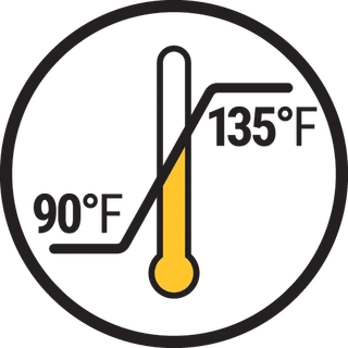 90-135 temperature