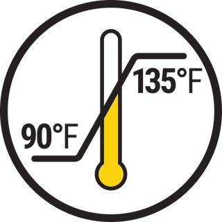 90-135 temperature